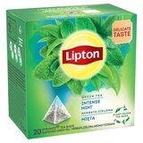 Ceai Verde cu Menta Lipton piramide, 20 plicuri